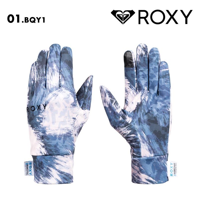 ROXY/ロキシー レディース インナーグローブ HYDROSMART LINER GLOVES 2024-25 SNOW ERJHN03254 スキー スノボ スノーボード 薄手 ストレッチ素材 タッチパネル対応 さらさら 吸湿 速乾 手袋 女性用【メール便発送 24FW-03】