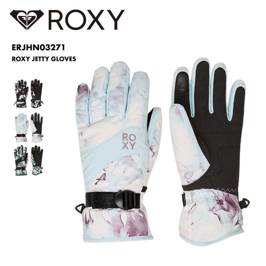 ROXY/ロキシー レディース 5指グローブ ROXY JETTY GLOVES 2025-26SNOW ERJHN03271 スノーグローブ 手袋 スノー スキー スノボ スノーボード 耐水 タッチパネル対応 防寒 ブランド 女性用
