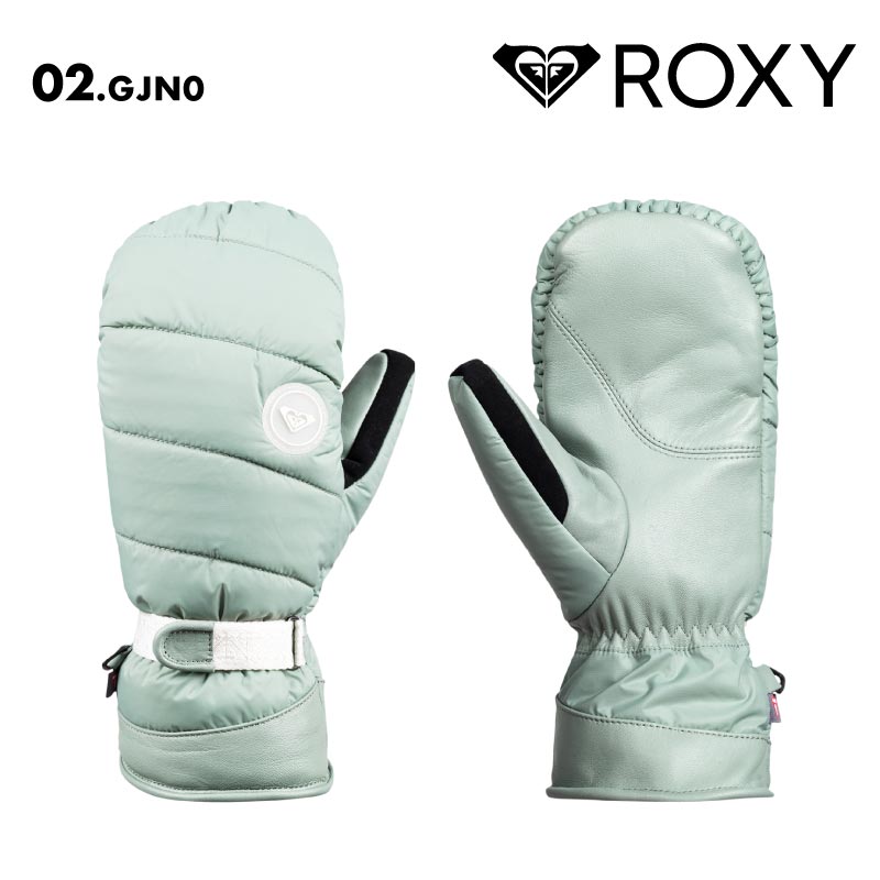 ROXY/ロキシー レディース スノー ミトングローブ CHLOE KIM MITTS 2024-25 SNOW ERJHN03255 スキー スノボ スノーボード 撥水 防水 透湿 着脱簡単 リーシュコード リストアジャスター 防寒 女性用