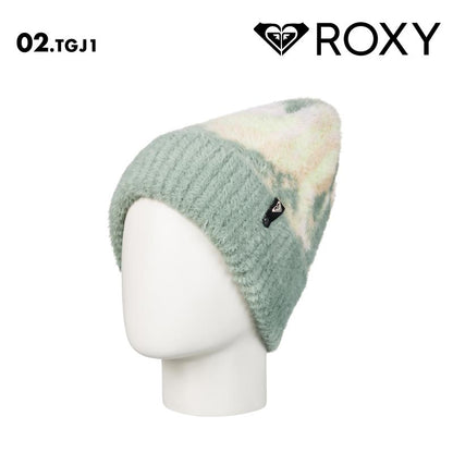 ROXY/ロキシー レディース ニット帽 PEACE POLLY BEANIE 2024-25 SNOW ERJHA04283 帽子 スノボ スキー ビーニー 温かい ブランド おしゃれ かわいい 防寒 女性用【メール便発送 24FW-04】