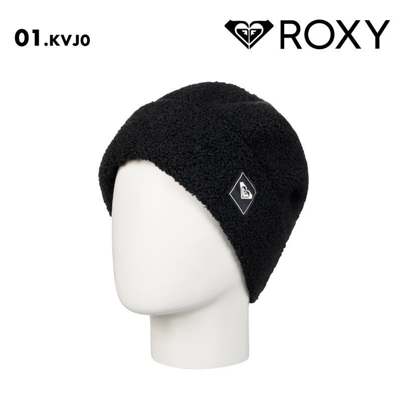 ROXY/ロキシー レディース ニット帽 VALWOOD BEANIE 2024-25 SNOW ERJHA04284 帽子 スノボ スキー ビーニー ロゴ ブランド おしゃれ かわいい 防寒 女性用【メール便発送 24FW-04】