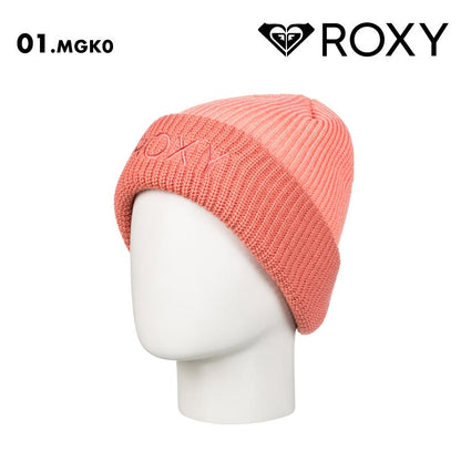 ROXY/ロキシー レディース ニット帽 FREJA BEANIE 2024-25 SNOW ERJHA04289 帽子 スノボ スキー ビーニー ロゴ ブランド おしゃれ かわいい 防寒 女性用【メール便発送 24FW-04】