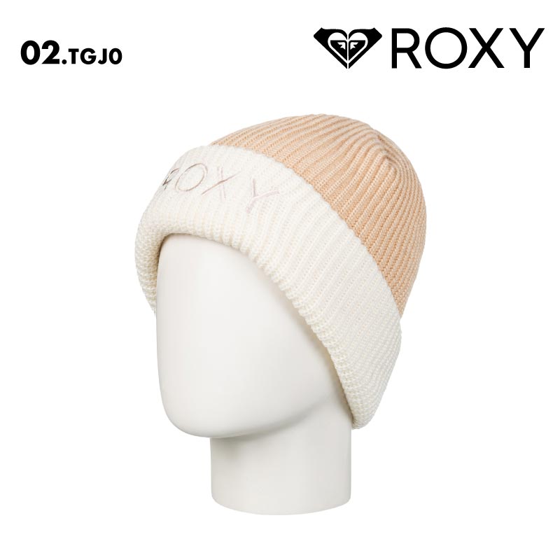 ROXY/ロキシー レディース ニット帽 FREJA BEANIE 2024-25 SNOW ERJHA04289 帽子 スノボ スキー ビーニー ロゴ ブランド おしゃれ かわいい 防寒 女性用【メール便発送 24FW-04】