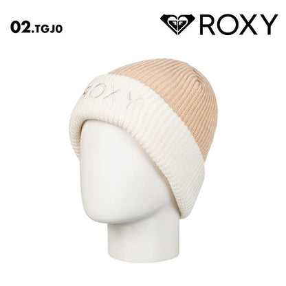 ROXY/ロキシー レディース ニット帽 FREJA BEANIE 2024-25 SNOW ERJHA04289 帽子 スノボ スキー ビーニー ロゴ ブランド おしゃれ かわいい 防寒 女性用【メール便発送 24FW-04】