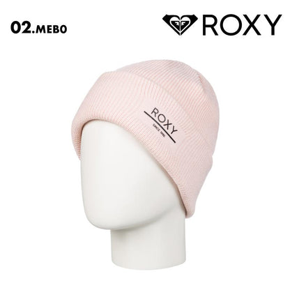 ROXY/ロキシー レディース ニット帽 FOLKER BEANIE 2024-25 SNOW ERJHA04288 帽子 スノボ スキー ビーニー ロゴ ブランド おしゃれ かわいい 防寒 女性用【メール便発送 24FW-04】