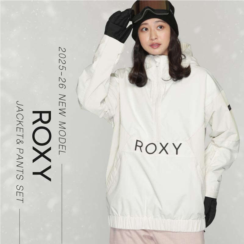 SHELTER JK Top and Bottom Set Snowboard Wear Ladies ROXY SCOLAR RXS-ASET 