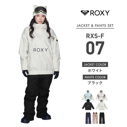 SHELTER JK Top and Bottom Set Snowboard Wear Ladies ROXY SCOLAR RXS-ASET 