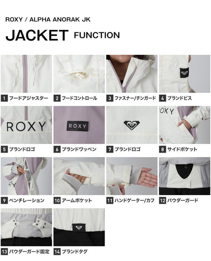 SHELTER JK Top and Bottom Set Snowboard Wear Ladies ROXY SCOLAR RXS-ASET 