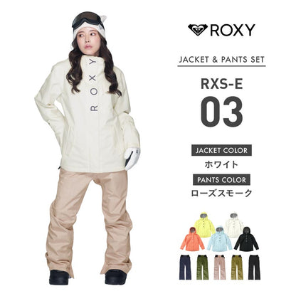 JETTY Top and Bottom Set Snowboard Wear Women's ROXY SCOLAR RXS-BSET 