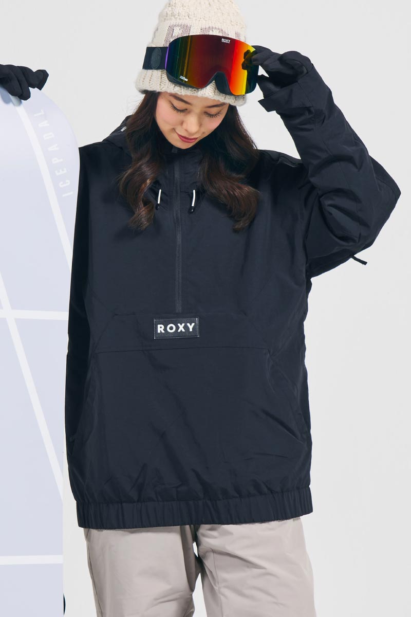 [新作予約 納期11月下旬] ROXY×ICEPARDAL スノーボードウェア レディース 上下セット レギュラーシルエット 中綿入り 撥水 防寒 26-27モデル RXS-G