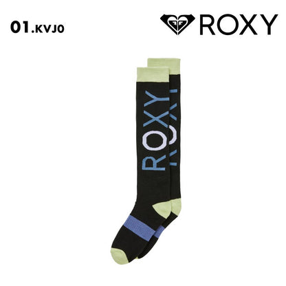 ROXY/ロキシー レディース スノーソックス MISTY SOCKS 2024-25 SNOW ROA243413 スノボ スノーボード スキー 靴下 厚手 冬 登山 防寒 あったか ブランド 女性用【メール便発送 24FW-04】