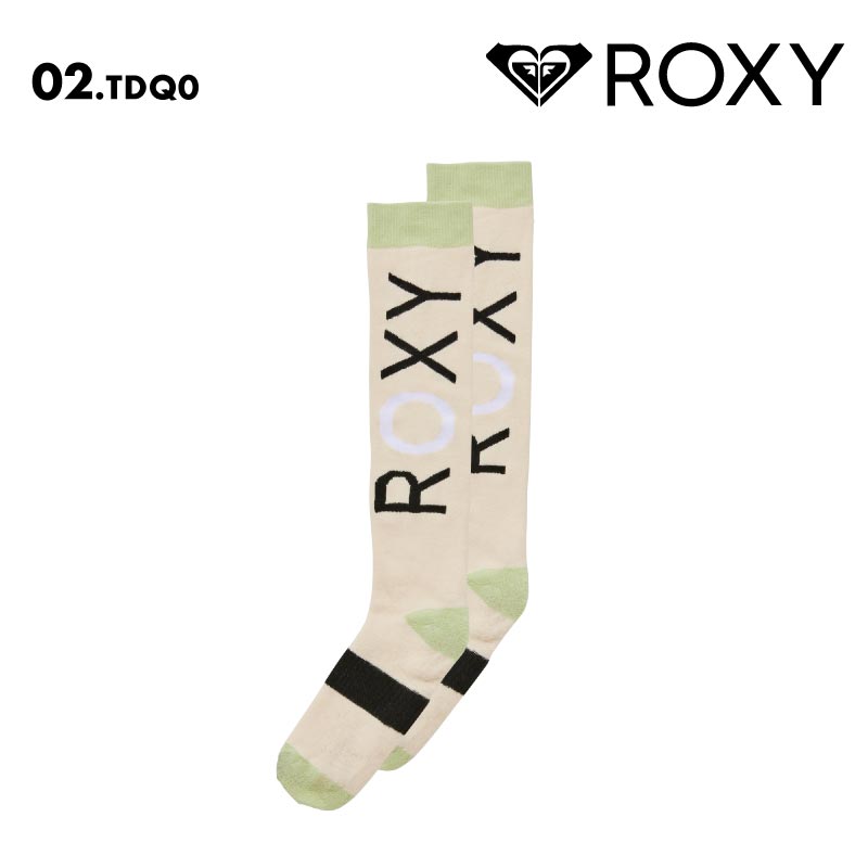 ROXY/ロキシー レディース スノーソックス MISTY SOCKS 2024-25 SNOW ROA243413 スノボ スノーボード スキー 靴下 厚手 冬 登山 防寒 あったか ブランド 女性用【メール便発送 24FW-04】