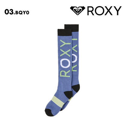 ROXY/ロキシー レディース スノーソックス MISTY SOCKS 2024-25 SNOW ROA243413 スノボ スノーボード スキー 靴下 厚手 冬 登山 防寒 あったか ブランド 女性用【メール便発送 24FW-04】