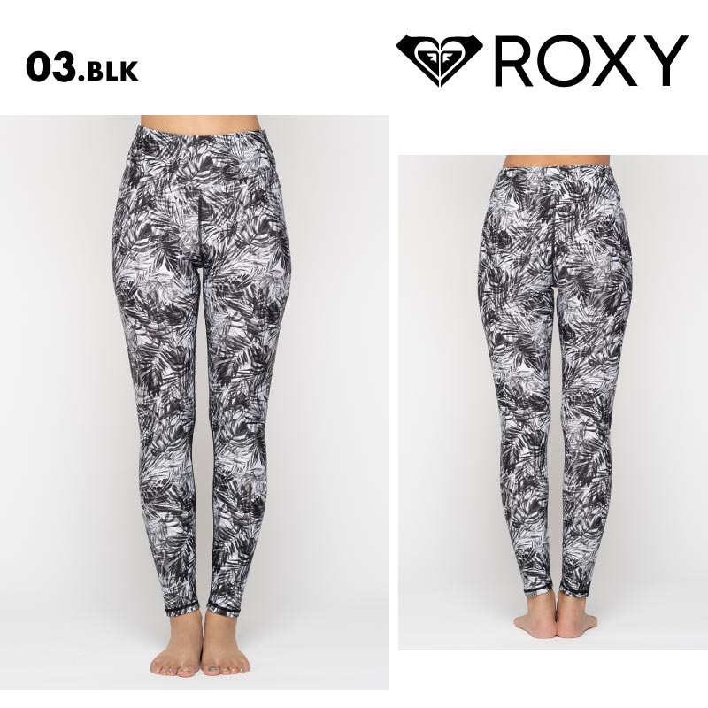 ROXY/ロキシー 水陸両用 UVカット レギンス HEALING TIME LEGGINGS 2024 FALL SPORTS & FITNESS RPT244516 スイムウェア ヨガ 水着 スパッツ フィットネス スポーツウェア ゴルフウェア ブランド かわいい おしゃれ 女性用【メール便発送 24FW-01】