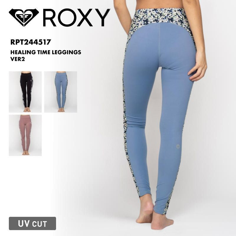 ROXY/ロキシー 水陸両用 UVカット レギンス HEALING TIME LEGGINGS VER2 2024 FALL SPORTS & FITNESS RPT244517 スイムウェア ヨガ 水着 スパッツ フィットネス スポーツウェア ゴルフウェア ブランド かわいい おしゃれ 女性用[メール便発送 24FW-01]