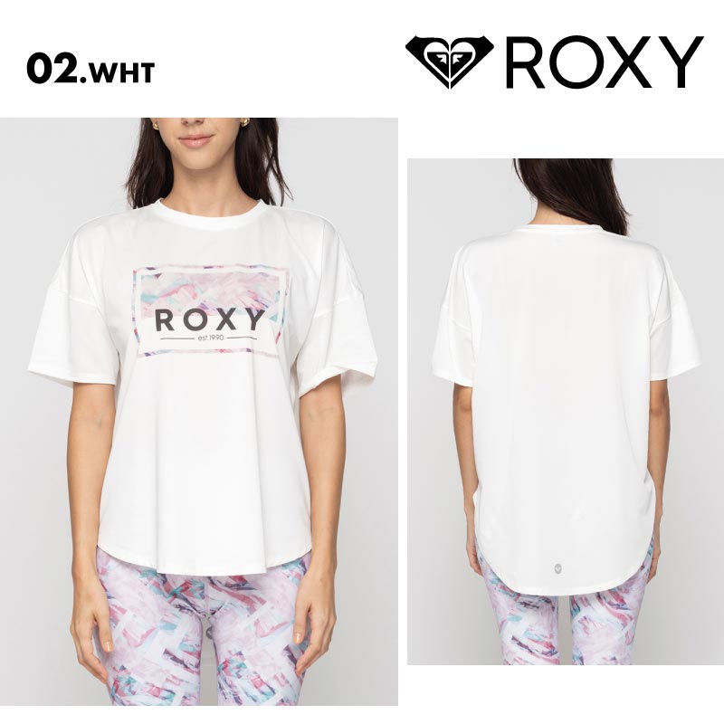 ROXY/ロキシー 水陸両用 UVカット Tシャツ HEALING TIME S/S TEE 2024 FALL SPORTS & FITNESS RST244518 スイムウェア 水着 ビーチ ゆったり ジム ヨガ フィットネス スポーツウェア ブランド かわいい 女性用【メール便発送 24FW-01】