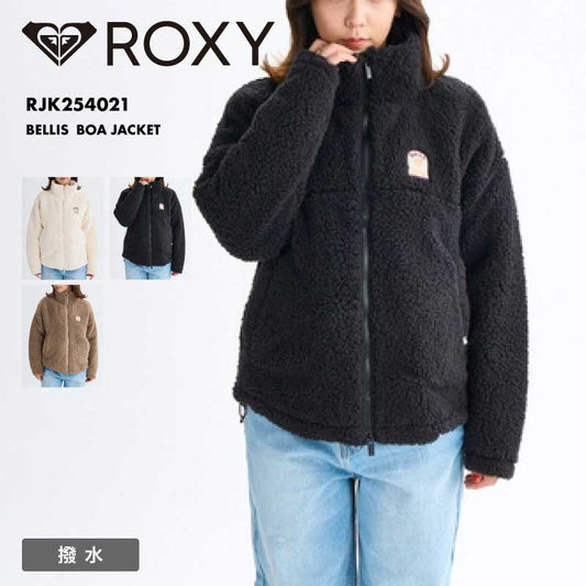 ROXY/ロキシー レディース ジャケット BELLIS  BOA JACKET 2025 FALL WINTER RJK254021 ボアジャケット ボアブルゾン アウター もこもこ フリース 防寒 保温 かわいい おしゃれ 女性用