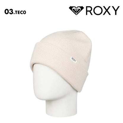 ROXY/ロキシー  ニット帽 TROPICAL SNOW BEANIE 2024 FALL&WINTER ERJHA04309 ビーニー ニット帽子 かわいい 防寒 黒 ベージュ 白 ピンク おしゃれ スノボ 女性用【メール便発送 24FW-01】