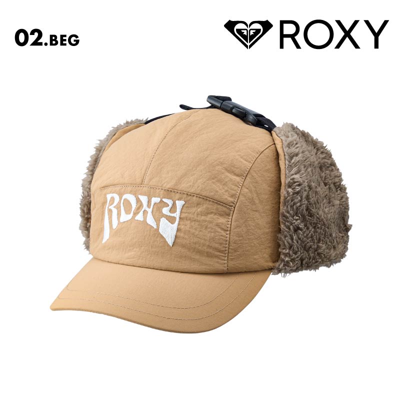 ROXY/ロキシー  フライトキャップ FLY AWAY 2024 FALL&WINTER RCP244315 ハット 帽子 パイロットキャップ 飛行帽 もこもこ ボア 防寒 かわいい おしゃれ 冬 女性用