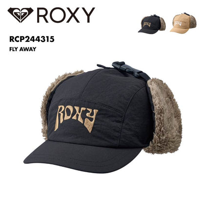 ROXY/ロキシー  フライトキャップ FLY AWAY 2024 FALL&WINTER RCP244315 ハット 帽子 パイロットキャップ 飛行帽 もこもこ ボア 防寒 かわいい おしゃれ 冬 女性用