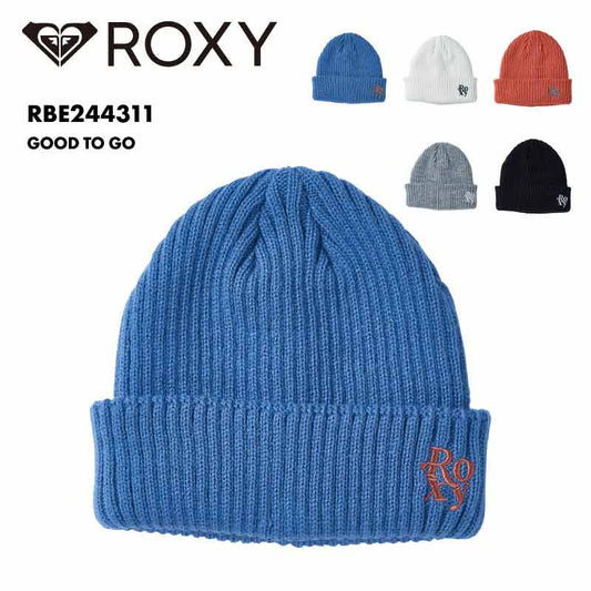 ROXY/ロキシー  ニット帽 GOOD TO GO 2024 FALL&WINTER RBE244311 ビーニー ニット帽子 防寒 スノボ スノー かわいい おしゃれ ブランド 冬 黒 女性用【メール便発送 24FW-01】