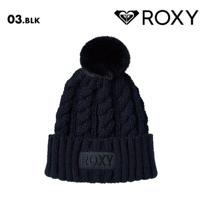 ROXY/ロキシー  ニット帽 THE MORE THE BETTER 2024 FALL&WINTER RBE244313 ビーニー ニット帽子 ぼんぼん 防寒 スノボ スノー かわいい おしゃれ ブランド 冬 女性用