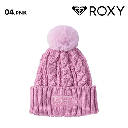 ROXY/ロキシー  ニット帽 THE MORE THE BETTER 2024 FALL&WINTER RBE244313 ビーニー ニット帽子 ぼんぼん 防寒 スノボ スノー かわいい おしゃれ ブランド 冬 女性用