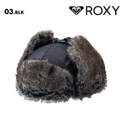 ROXY/ロキシー  フライトキャップ TOUCH THE SKY 2024 FALL&WINTER RHT244320 パイロットキャップ 飛行帽 防寒 スノボ スキー ファー モコモコ ハット 冬 おしゃれ 女性用