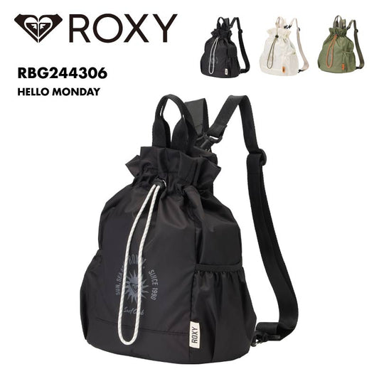 ROXY/ロキシー  バックパック HELLO MONDAY 2024 FALL&WINTER RBG244306 リュックサック リュックサック カバン 鞄 ショルダーバッグ 斜め掛け 軽量 おしゃれ かわいい 4WAY 女性用