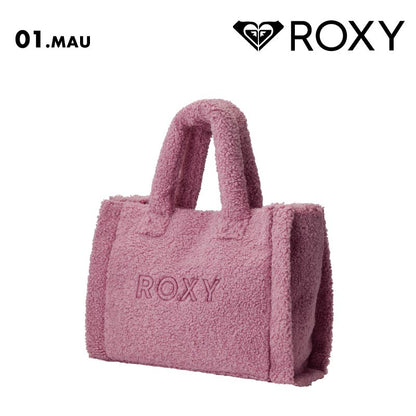 ROXY/ロキシー  トートバッグ SPRINGY WINGY TOTE 2024 FALL&WINTER RBG244304 ファーバッグ ボアバッグ もこもこ ふわふわ かわいい 鞄 カバン おしゃれ ブランド 秋冬 女性用