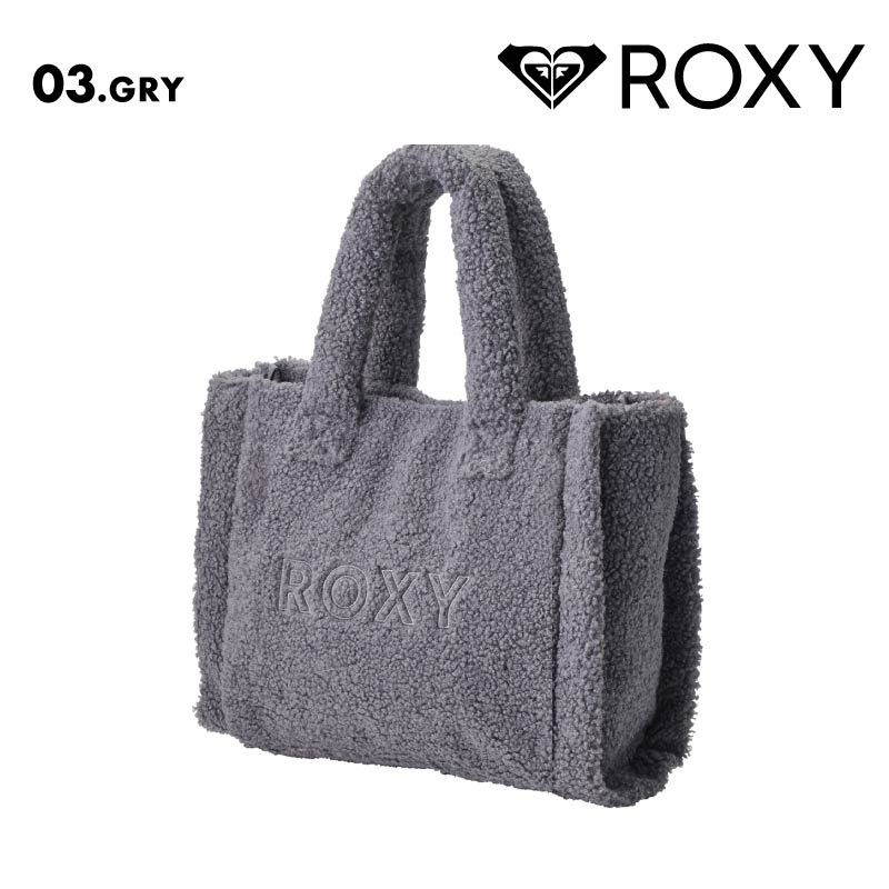 ROXY/ロキシー  トートバッグ SPRINGY WINGY TOTE 2024 FALL&WINTER RBG244304 ファーバッグ ボアバッグ もこもこ ふわふわ かわいい 鞄 カバン おしゃれ ブランド 秋冬 女性用