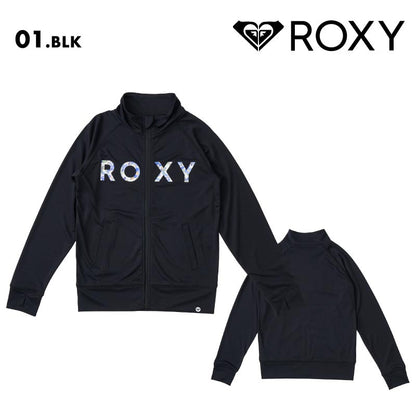 ROXY/ロキシー ジュニア ジップアップ ラッシュガード MINI ARTSY FLORAL LOGO STAND 2025 SPRING JP TLY251106 長袖 UVカット ビーチ サーフィン プール 海水浴 海 無地 シンプル 正規品 ジュニア 子供用 こども用 男の子用 女の子用【メール便発送 25SS-01】