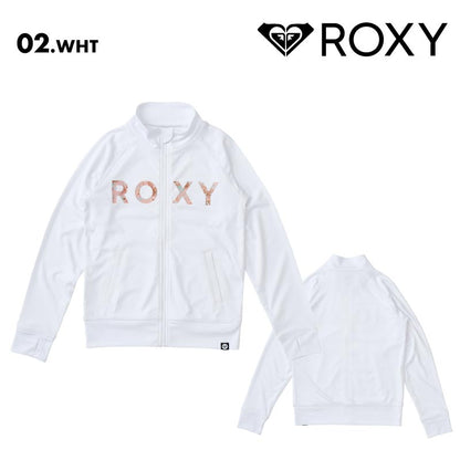 ROXY/ロキシー ジュニア ジップアップ ラッシュガード MINI ARTSY FLORAL LOGO STAND 2025 SPRING JP TLY251106 長袖 UVカット ビーチ サーフィン プール 海水浴 海 無地 シンプル 正規品 ジュニア 子供用 こども用 男の子用 女の子用【メール便発送 25SS-01】