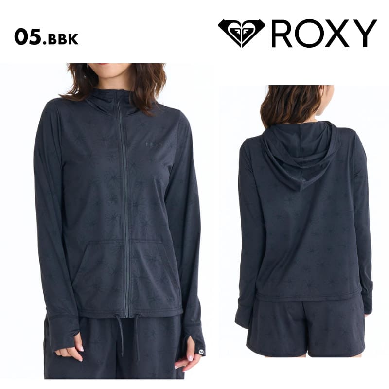 ROXY/ロキシー レディース 長袖 ラッシュガード AUROLA 26 SPRING RLY261031 ボード 水着 サーフィン パーカー フーディ フード 海水浴 ビーチ サムホール おしゃれ 女性用【メール便発送 26SS-01】