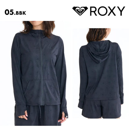 ROXY/ロキシー レディース 長袖 ラッシュガード AUROLA 26 SPRING RLY261031 ボード 水着 サーフィン パーカー フーディ フード 海水浴 ビーチ サムホール おしゃれ 女性用【メール便発送 26SS-01】