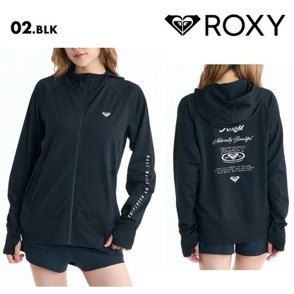 ROXY/ロキシー レディース 長袖 ラッシュガード HISTORICAL LOGO HOODIE 26 SPRING RLY261035 ボード 水着 サーフィン パーカー フーディ フード 海水浴 ビーチ サムホール おしゃれ 女性用【メール便発送 26SS-01】