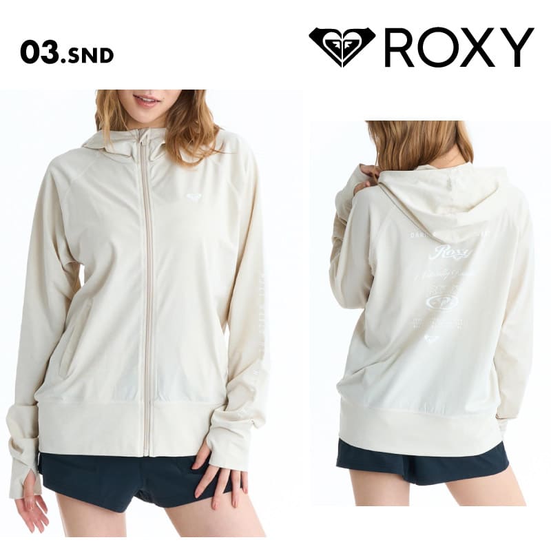 ROXY/ロキシー レディース 長袖 ラッシュガード HISTORICAL LOGO HOODIE 26 SPRING RLY261035 ボード 水着 サーフィン パーカー フーディ フード 海水浴 ビーチ サムホール おしゃれ 女性用【メール便発送 26SS-01】