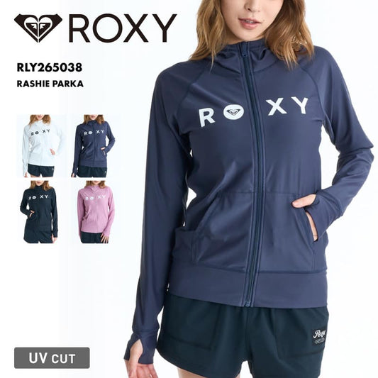 ROXY/ロキシー レディース 長袖 ラッシュガード RASHIE PARKA 26 SPRING RLY265038 ボード 水着 サーフィン パーカー フーディ フード 海水浴 ビーチ サムホール おしゃれ 女性用【メール便発送 26SS-01】
