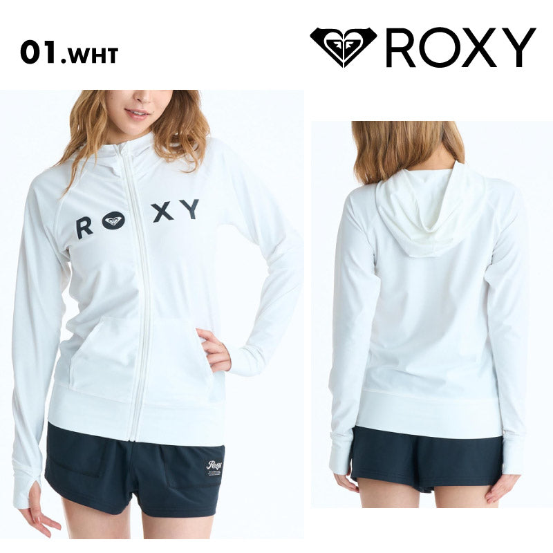 ROXY/ロキシー レディース 長袖 ラッシュガード RASHIE PARKA 26 SPRING RLY265038 ボード 水着 サーフィン パーカー フーディ フード 海水浴 ビーチ サムホール おしゃれ 女性用【メール便発送 26SS-01】