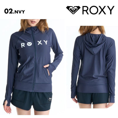 ROXY/ロキシー レディース 長袖 ラッシュガード RASHIE PARKA 26 SPRING RLY265038 ボード 水着 サーフィン パーカー フーディ フード 海水浴 ビーチ サムホール おしゃれ 女性用【メール便発送 26SS-01】