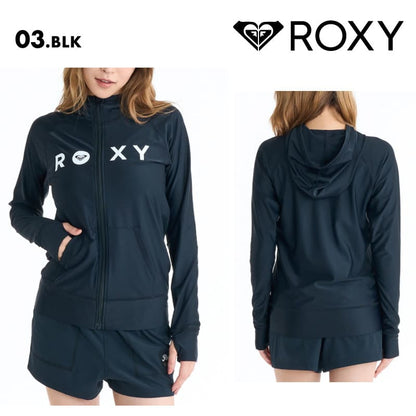 ROXY/ロキシー レディース 長袖 ラッシュガード RASHIE PARKA 26 SPRING RLY265038 ボード 水着 サーフィン パーカー フーディ フード 海水浴 ビーチ サムホール おしゃれ 女性用【メール便発送 26SS-01】