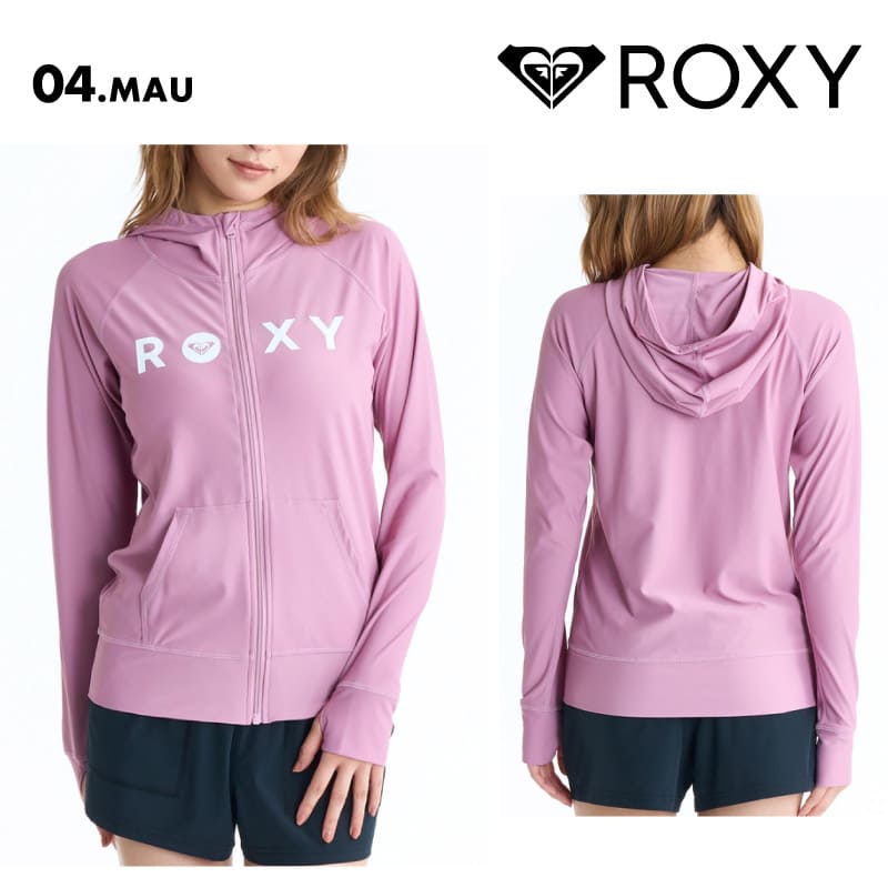 ROXY/ロキシー レディース 長袖 ラッシュガード RASHIE PARKA 26 SPRING RLY265038 ボード 水着 サーフィン パーカー フーディ フード 海水浴 ビーチ サムホール おしゃれ 女性用【メール便発送 26SS-01】