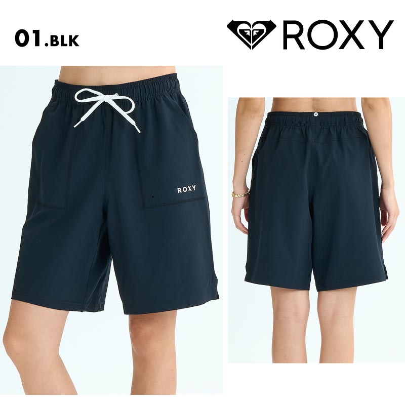 ROXY/ロキシー レディース サーフパンツ HORIZONTAL LINE 2025 SUMMER RBS252029 ボードショーツ サーフトランクス ビーチ 水着 シンプル ロング丈 ブランド 無地 おしゃれ ブランド 女性用【メール便発送 25SS-02】