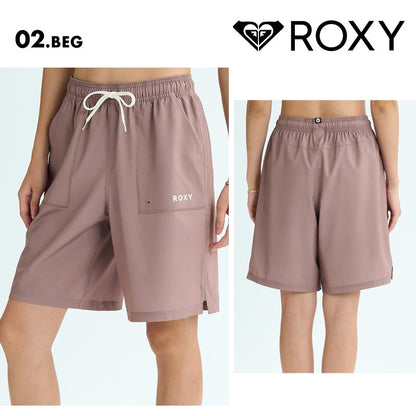 ROXY/ロキシー レディース サーフパンツ HORIZONTAL LINE 2025 SUMMER RBS252029 ボードショーツ サーフトランクス ビーチ 水着 シンプル ロング丈 ブランド 無地 おしゃれ ブランド 女性用【メール便発送 25SS-02】