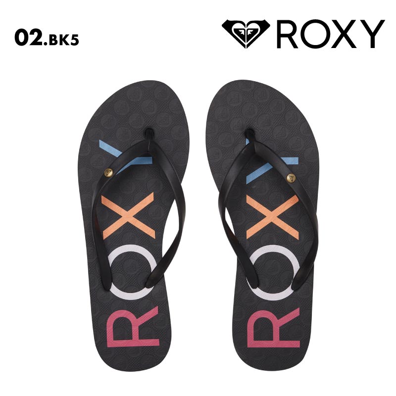 ROXY/ロキシー レディース ビーチサンダル SANDY III 2025 SPRING FOOT ARSD251876 ビーサン おしゃれ ロゴ ブランド ビーチ 海 海水浴 サーフィン プール トングサンダル 女性用【メール便発送 25SS-01】