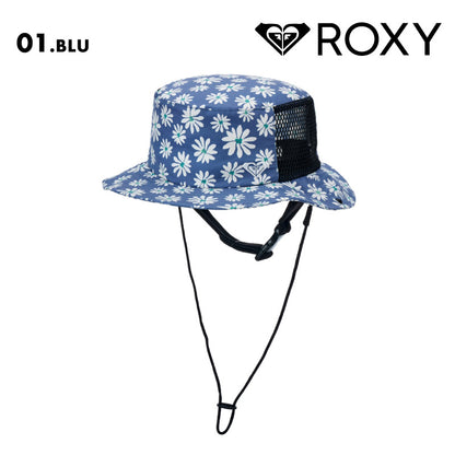ROXY/ロキシー レディース サーフハット WR UV WATER SURF HAT 26 SPRING RSA261717 帽子 ハット 日よけ 日焼け防止 あごひも付 花柄 かわいい おしゃれ メッシュ 涼しい 女性用【メール便発送 26SS-01】