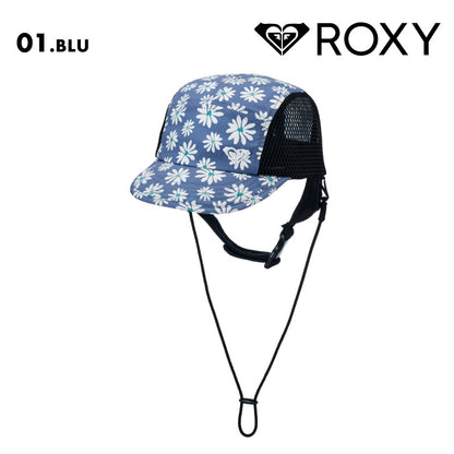 ROXY/ロキシー レディース サーフキャップ WR UV WATER SURF CAP 26 SPRING RSA261718 帽子 キャップ 日よけ 日焼け防止 あごひも付 花柄 かわいい おしゃれ メッシュ 涼しい 女性用