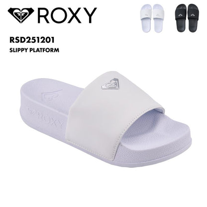 ROXY/ロキシー レディース 厚底 スライドサンダル SLIPPY PLATFORM 2025 SPRING JP RSD251201 ビーサン シンプル ロゴ ブランド ビーチ 海 海水浴 サーフィン プール あつぞこ 女性用