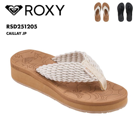 ROXY/ロキシー レディース サンダル CAILLAY JP 2025 SPRING JP RSD251205 ビーサン おしゃれ ロゴ ブランド ビーチ 海 海水浴 サーフィン プール トングサンダル 女性用