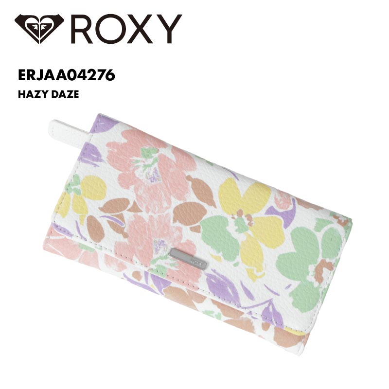 【予約:9/26より順次発送】 ROXY/ロキシー レディース 財布 HAZY DAZE 2024 SPRING ERJAA04276 ウォレット 三つ折り 女の子 女子 プレゼント ブランド 花柄 長財布 ギフト 10代 20代 30代 女性用